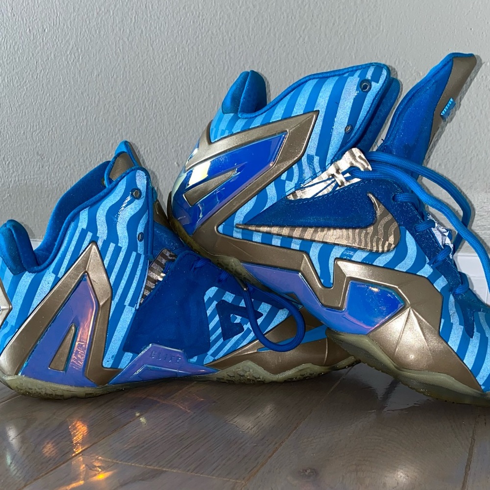 Nike Lebron XI elite collection Maison 3M blue